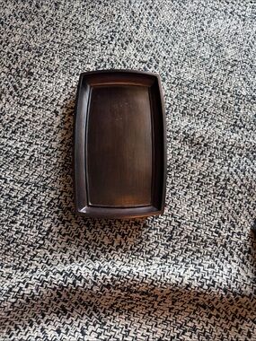Classic Dark Brown Wood Decorative Tray - Home Accents